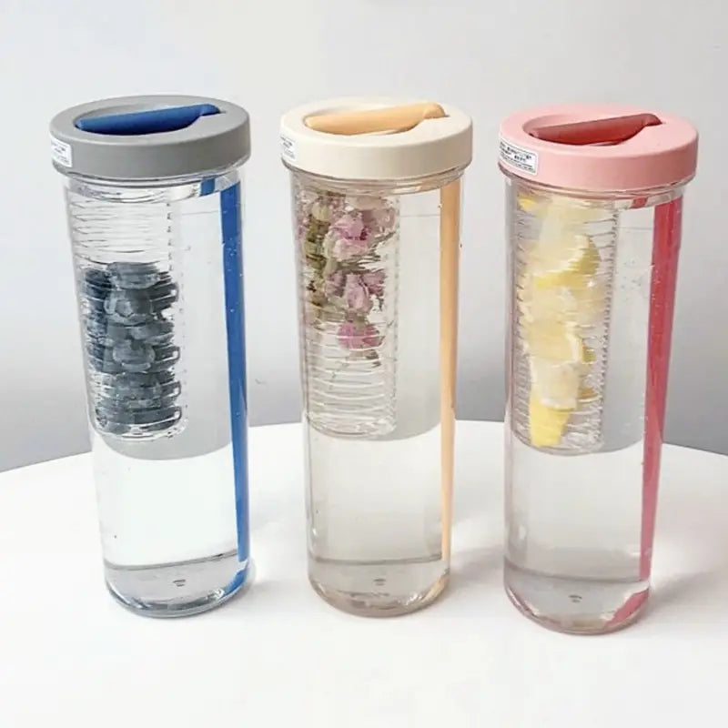 Fruity Flow Tumbler Juice Cup with Straw